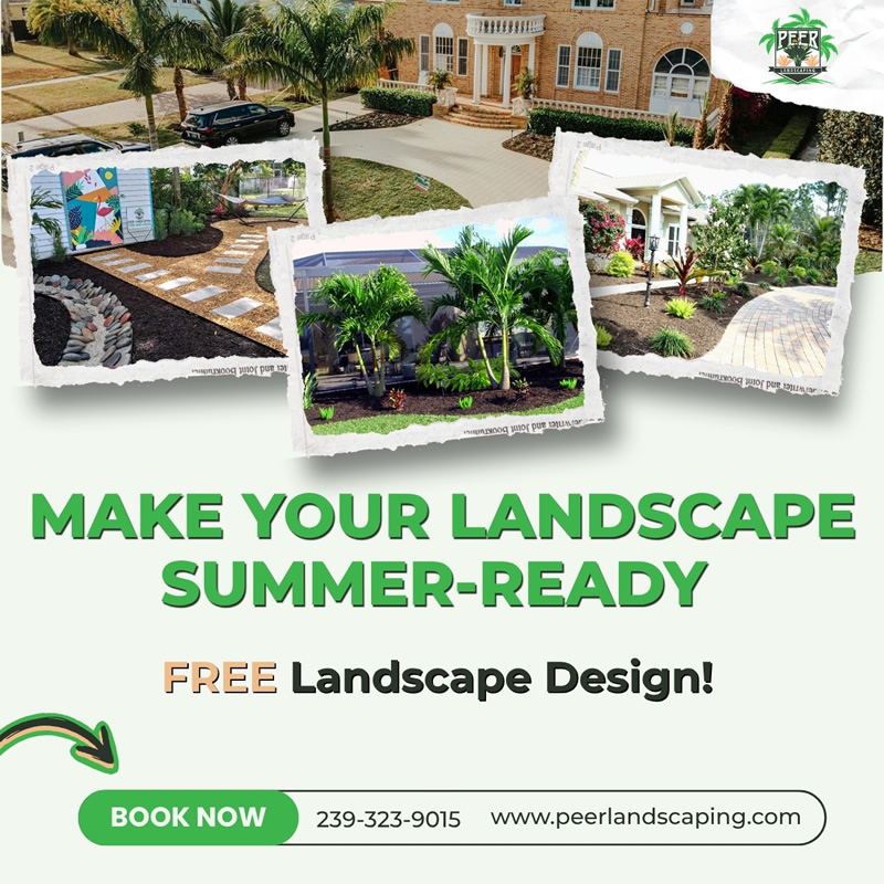 Make your landscape summer-ready with free landscape design - April Promo