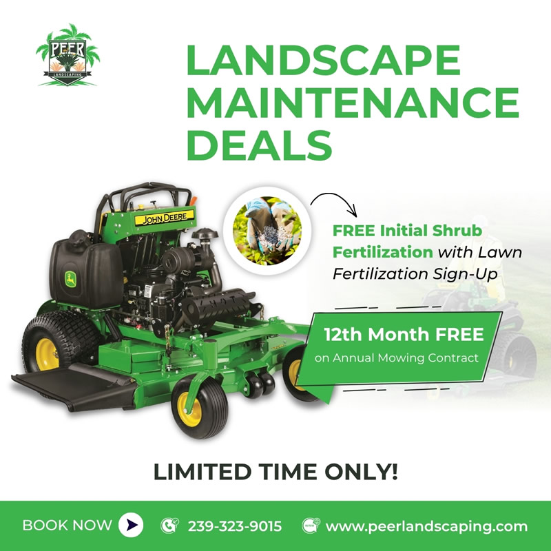 Landscape maintenance deals promotion